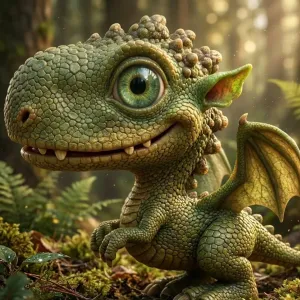 A child's dragon drawing transformed into stunning digital art by DrawToLife
