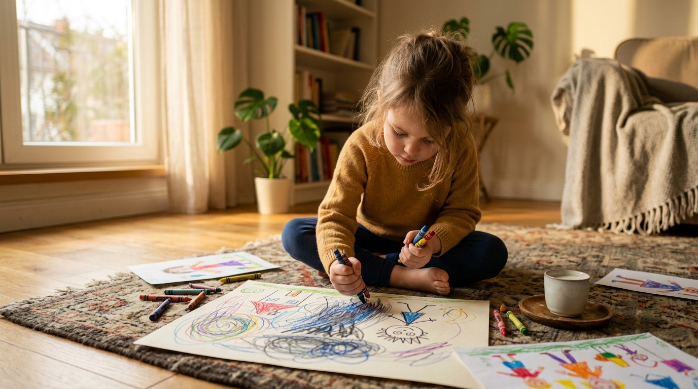 How Drawing Helps Kids Process Big Emotions and Worries