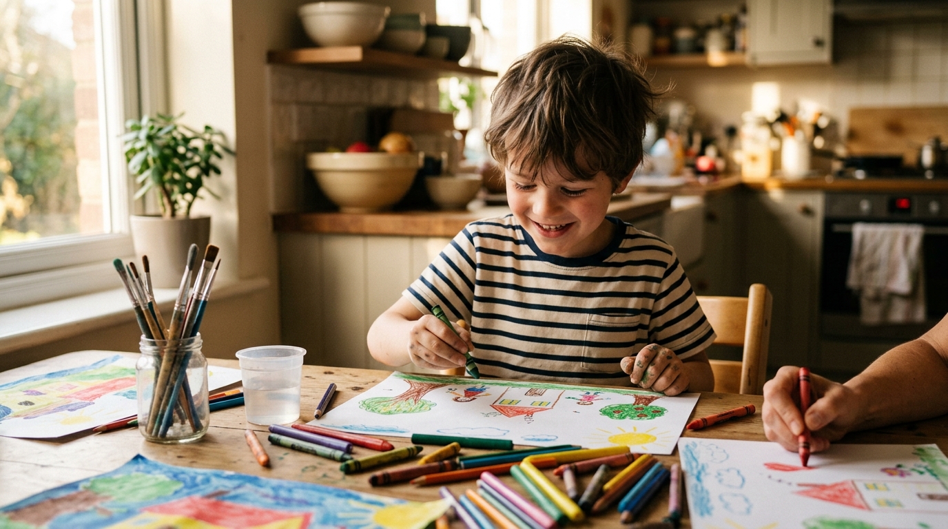 How to Encourage Kids to Draw (Even Reluctant Ones)