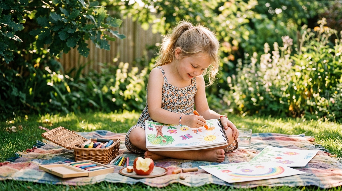 Summer Drawing Ideas for Kids: 30 Days of Creative Fun